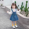 Mädchen-Jeanskleider für Kinder, Denim-Kleidung, Hosenträger, Overalls, Hosenträger, lässiges Back-to-School-Outfit 2104192309166