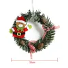 Snögubbe Juldekorationer Hjortduk Art Wreath Rattan Reed Garland Dekoration Ornaments Party Supplies Home Decor Rh8094