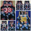 Floral Basketball Jersey Penny Hardaway Dwyane Wade Allen Iverson Lebron James Stephen Curry Alonzo Mourning Larry Bird Team Color