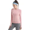 Women's Sports Tops Casual Outdoor Running Fitness Shirt Elastic Quick Drying Small Stand Collar Yoga Long Sleeve T-shirt Gym Clothes