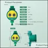 Attrezzature per l'irrigazione Forniture da giardino Patio, prato Home Matic Timer Controller per irrigazione Tipo di manopola Programma per irrigatore d'acqua a batteria