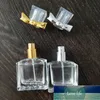 10 bottiglie di profumo in vetro trasparente da 30 ml, cosmetici ricaricabili da viaggio portatili, testina spray in alluminio vuota