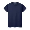 New Round Neck T-shirt de cor sólida de verão camisa de algodão de mangas curtas Mens de mangas curtas e mulheres Meia-manga SXP88MSNI