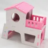 Małe dostawy Zwierząt Hamster Hideout House Dwuwarstwowa Warstwa Śmieszna Klatka Nest Zwierzęta Zamek Wspina się Zabawki Dla Niedźwiedź Gwinea Świnia Szczur