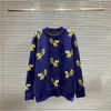 21ss Män tröja kvinnor Långärmade Printing Tröjor Casual Crew Neck Knit shirt Spring Autumn High Quality Jumper Pullover