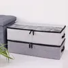 Folding Storage Box Underkläder Divider Lidded Closet Organizer Skor Storage Arrangör Box Dammskydd Rådgivare Justerbar