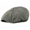 Beretas LTOW Casual Ochoblade Cap Hats Octogonal For Men Sboy Caps Painters Cotton Herringbone Flat Gavroche9523631