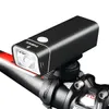Luzes de bicicleta INBIKE 300LM / 600LM IPX6 À Prova D 'Água Ao Ar Livre USB Carregando Bicicleta Shake Resistente ao Desgaste Resistente à Bateria de 2500mAh