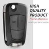 2 Pulsante di Vibrazione Pieghevole Copertura di Chiave Dell'automobile Fob Caso Shell Styling Per Vauxhall Opel Astra H Corsa D Vectra C Zafira Astra Vectra Signum