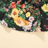 Kızlar Parantez Üstleri + Çiçek Etekler Set Kıyafetler Yaz 2021 Çocuk Butik Giyim 1-5 Çocuk Kolsuz Fırfır Top 2 PC Moda