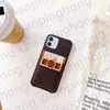 Кожаные чехлы-кошельки для телефонов для IPhone 14 13 Pro Max i 12 11 XS XR X XsMax Plus Модный держатель для карт Карманные слоты Роскошный дизайнер Me4689293