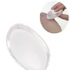 Siliconenrubber make-up gezicht reinigingsgereedschap vlekkeloze soepele make-up poeder bladerdeeg cosmetische silicagel jelly body poeders applicators en container