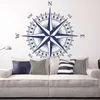 YOYOYU Art Poster Vinyl wall sticker muraux Nautical Compass Rose Removeable Wall decal Bedroom Livingroom Home Decoration ZX149 210705