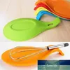Random Color 1PC Silicone Spoon Insulation Mat Silicone Heat Resistant Placemat Drink Glass Coaster Tray Spoon Pad Kitchen Tool