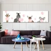 Grappige cartoon hond kat poster kinderkamer nachtkastje schilderij canvas prints kunst aan de muur foto's voor woonkamer moderne woning decor245K