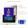 Tuya wifi gsm sistema de segurança temperatura e umidade display impressão digital armar 433mhz controle aplicativos kit alarme sem fio