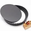 10cm Mini tarte Muffin Cupcake Pans antiadhésif TART TART QUICE FLAN MOULS PIZZA CAISSE MOULEAU DE CUBRE ROND DÉTROVIBLE