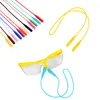 Solglasögonramar 2st Silicone Geleeglasses Straps Chain Sports Band Cord Holder Elastic Anti Slip String Ropes6317353