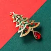 Broches, broches 2021 Tendance Mode Goutte creuse Arbre de Noël Accessoires Cadeau pour les femmes