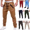 Mężczyźni Casual Joggers Spodnie Solidne Cienkie Cargo Spodnie dresowe Mężczyzna Multi-Pocket Spodnie Męskie Spodnie sportowe Hip Hop Harem Ołówek Spodnie 211201