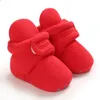 Pierwsi Walkers Autumn 0-18M Zimowe Ciepłe Buty Baby Girl Boots Boy Cotton Crib Soft Dolny Frist Walking