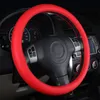 Bilstyling Silikon ratthandske omslag mjuk hud mjuk för Lada Mazda Toyota Honda Ford Interiör Auto Accessory246U