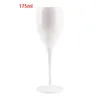 Wegwerp servies 175 ml Plastic Champagne Glas Wijnbar Acryl Transparante Goblet Cocktail Cups Feestelijke Feestartikelen Wedding Tablewa