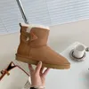 Kvinnor designer stövlar knä fotled halv päls boot designers bomull tyg skor mode sko vinter fall EU: 35-40 6352