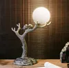 Modern Resin Led Bird Lamp Table Lights Living Room Bedside Bedroom Study Cafe Personality Home Deco Art Desk