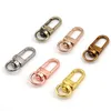 500Pcs 12X33MM Alloy Rotatable Lobster Clasp Dog Key Chains Buckle Bag Hook Keychain Connectors for DIY Jewelry Making Findings