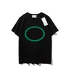 Mannen Casual T-shirts Mode Letter Print Patroon Mens Korte Mouw Ademend Tops Zomerjongen Tees