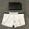 Män Designers Boxers Märken Kalsonger Sexiga Klassiska Man Boxer Casual Shorts Underkläder mjuka Andas bomullsunderkläder 3st Med Box