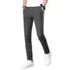 Pantaloni da uomo di marca Pantaloni casual da uomo d'affari da uomo Classici Peso medio Dritto Figura intera Moda Pantalone traspirante 0 cotone 211112