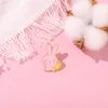 Mignon dessin animé rose étoile rabbit broches de lapin pour femmes mode robe manteau chemise Demin métal drôle broche broches badges badges sac à dos bijoux