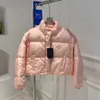 Designer Luxe Dames Outdoor Down Jacket Fashion met omgekeerde driehoekige mouwen Verwijderbare Downs Parkas Vest Winter Short Coat Jacks