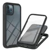 360 Protector PET Front Cover Phone Cases For iPhone 14 13 12 Mini 11 Pro XS Max XR X 7 8 6 6S Plus Rugged Clear Back Shell