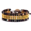 Fili di perline squisite braccialetti avvolgenti pietre naturali perle tibetane vintage bracciale boemia gioielli vegani goccia fawn22