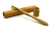 Przenośna naturalna bambusowa szczoteczka do zębów rurka obudowa do podróży ekologiczne rąk ręcznie wykonane pudełka do przechowywania 250m
