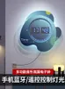 Duvar saatleri meisd büyük dijital saat dekoratif akıllı müzik kontrol saatler cep telefonu bluetooth bağlantı ev dekor mavi horloge
