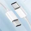 Высокое качество 3A PD-кабеля данных Тип-C до USB Тип C Кабели быстрого зарядного устройства Быстрая зарядка проволоки для Samsung S21 Huawei с розничной коробкой