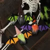 Feestartikelen Halloween Hanging Gnome Ornamenten met vleermuis Wing Pluche Faceless Doll Gevulde Elf Dwarf Toy Woondecoratie XBJK2108
