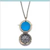 Pendant Necklaces Pendants Jewelry Drop Delivery 2021 Wholesale10Pcs Hollow Memory Po Antique Vintage Per Mens Locket Aromatherapy Essential