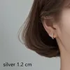 S925 Sterling Silver Small Hoop Cubic Zirconia Huggie Women Accessory Earring 10 mm 12 14 16MM Bridal Earrings 925 great who7402711