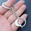 Sailor Tsukino Usagi Moon Stick Keyring rostfritt stål Keychains anime cosplay smycken gåva för flickor 12 stycken hela