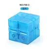 Infinity Cube Candy Färg Fidget Pussel Anti Dekompression Toy Finger Hand Spinnare Roliga Leksaker För Vuxna Barn ADHD Stress Relief Gift