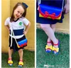 Mini Melissa princess One shoulder kids Jelly bag wallet big bow matching colors for children messenger bags baby girls change purse F623