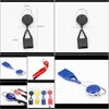 Other Accessories Colorful Lighter Sheath Protective Case Key Buckle Portable Leash Telescopic Rope Shell For Cigarette Smoking Pi7548260