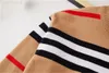 Chłopcy Stripe Cashmere Knift Pullover Kids Długie rękawy projektant Sweter Preppy Style Children Seltice Selk A76982588