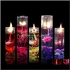 Decor Home Garden Drop Lieferung 2021 kreative Duft von Jelly Kerzengläserbecher Form transparent DIY Aromatherapie Kerzen zum Geburtstag Chr. Chr. Chr.