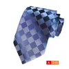 Stripe 8 cm Neck Ties Jacquard Plaid Stropdas Accessoires Dagelijkse Dragen Cravat Bruiloft Gift voor de mens